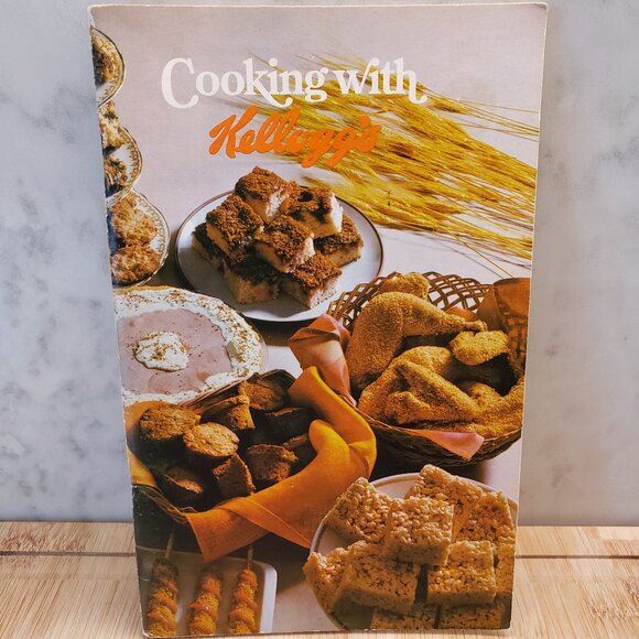 Vintage Cooking with Kelloggs Cookbook Recipe Book - Picture 1 of 6